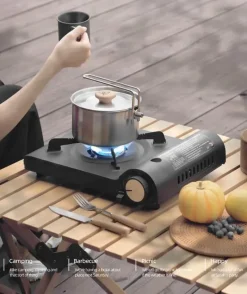 Kompakter tragbarer Gaskocher – Leichte Camping-Kochausrüstung