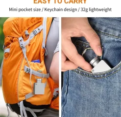 Kompakter, wasserdichter Pillentrenner aus Aluminium – Mini-Medikamenten-Organizer