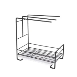 Kompaktes Abtropfgestell für die Küchenspüle – platzsparendes Abtropfgestell aus Eisen