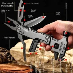 Kompaktes Outdoor-Werkzeug – Hochwertiges Hilfswerkzeug aus Edelstahl