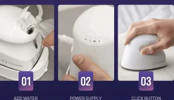 Kompaktes Reisedampfbügeleisen – Tragbares, leistungsstarkes Bügeleisen