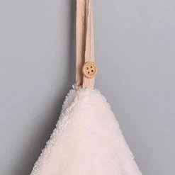 Korallensamt-Handtuch – rundes, weiches, super saugfähiges Badetuch