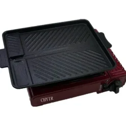 Koreanische Grillpfanne – Antihaftbeschichtetes, rauchfreies Grilltablett für das Kochen im Innen- und Außenbereich