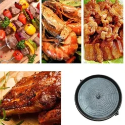 Koreanische Grillpfanne – Antihaftbeschichtetes, rauchfreies Grilltablett für den Innen- und Außenbereich