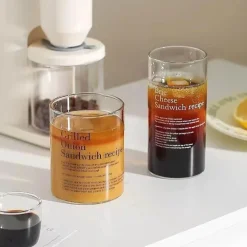 Koreanischer Glasbecher – Stilvoller Tee- und Kaffeebecher