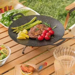 Koreanisches BBQ-Grilltablett – Einfaches Camping-Kochgeschirr
