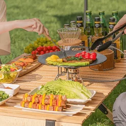 Koreanisches BBQ-Grilltablett – Einfaches Camping-Kochgeschirr