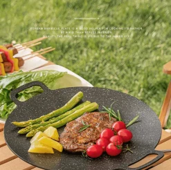 Koreanisches BBQ-Grilltablett – Einfaches Camping-Kochgeschirr
