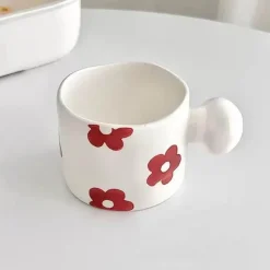 Koreanisches Keramik-Kaffeetassen-Set - Kreative Tee-Milch-Tassen Großhandel Geburtstagsgeschenk