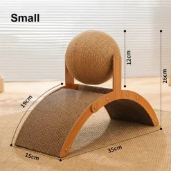 Kratzbrett aus Holz für Katzen – lustiges Katzenspielzeug, Spielzubehör