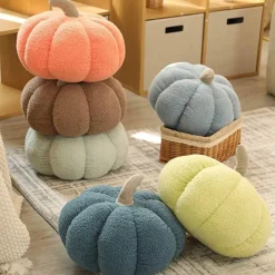 Kürbis-Plüschkissen – Süßes Halloween-Herbstdekor