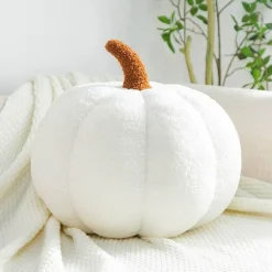 Kürbis-Plüschkissen – Süßes Halloween-Herbstdekor