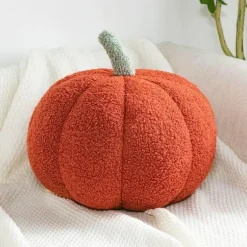 Kürbis-Plüschkissen – Süßes Halloween-Herbstdekor