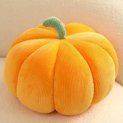 Kürbis-Plüschkissen – Süßes Halloween-Herbstdekor
