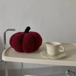 Kürbis-Plüschkissen – Süßes Halloween-Herbstdekor