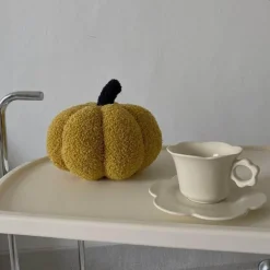 Kürbis-Plüschkissen – Süßes Halloween-Herbstdekor