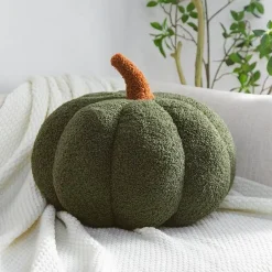 Kürbis-Plüschkissen – Süßes Halloween-Herbstdekor