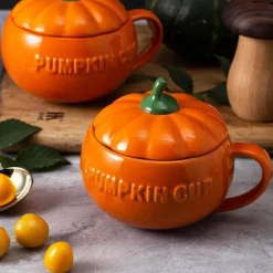 Kürbistasse aus Keramik – Kreative Herbst-Kaffeetasse