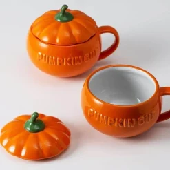 Kürbistasse aus Keramik – Kreative Herbst-Kaffeetasse