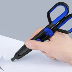 Kreative 2-in-1-Schere mit Safe Cut-Messer