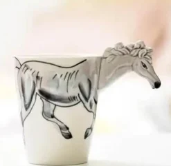 Kreative Keramikbecher im Dschungel-Design – einzigartiges, künstlerisches Trinkgeschirr