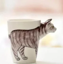Kreative Keramikbecher im Dschungel-Design – einzigartiges, künstlerisches Trinkgeschirr