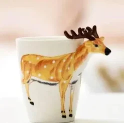 Kreative Keramikbecher im Dschungel-Design – einzigartiges, künstlerisches Trinkgeschirr