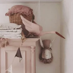 Kreative Kinderzimmer-Dekoration zum Aufhängen, Schwan-Plüschpuppe