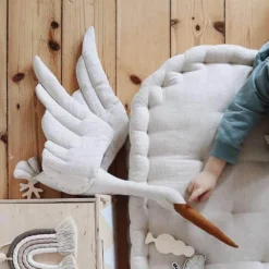 Kreative Kinderzimmer-Dekoration zum Aufhängen, Schwan-Plüschpuppe
