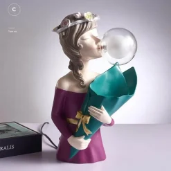 Kreative Tischlampe aus Kunstharz – einzigartige Beleuchtung für die Inneneinrichtung