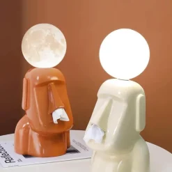 Kreative Tischlampe Taschentuchbox-Kombination – Stilvolle Wohndekoration