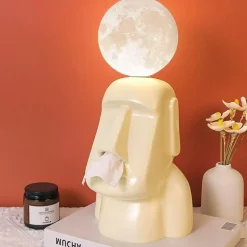 Kreative Tischlampe Taschentuchbox-Kombination – Stilvolle Wohndekoration