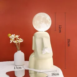 Kreative Tischlampe Taschentuchbox-Kombination – Stilvolle Wohndekoration