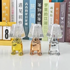 Kreative Tischlampenstatuette – einzigartige Heimdekorbeleuchtung