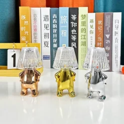 Kreative Tischlampenstatuette – einzigartige Heimdekorbeleuchtung