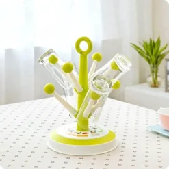 Kreativer Getränkehalter-Abtropfständer in Baumform – Stilvoller Küchen-Organizer