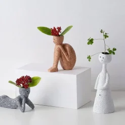 Kreativer nordischer Portrait-Pflanztopf – einzigartiger Blumentopf