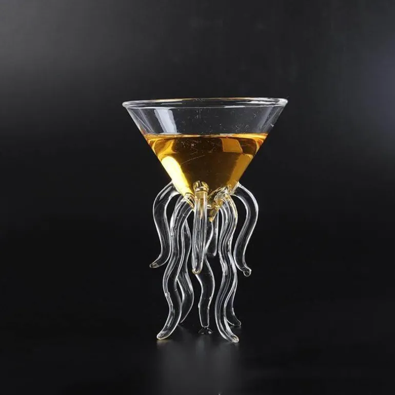 Kreatives Oktopus-Cocktailglas – Einzigartiges Trinkgeschirr für Partys