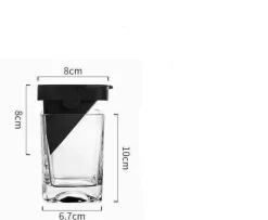 Kristall-Eisform – Kreativer Eiswürfelbereiter aus Glas