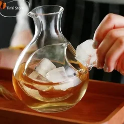 Kristall-Eiskrug – Spender für Sake, Wein, Whisky und Bier