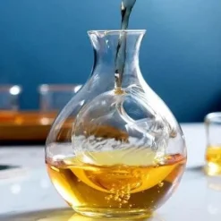 Kristall-Eiskrug – Spender für Sake, Wein, Whisky und Bier