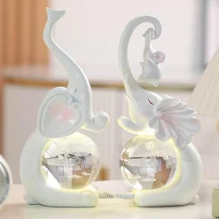 Kristall-Elefantenlampe – Leuchtender Akzent für die Inneneinrichtung