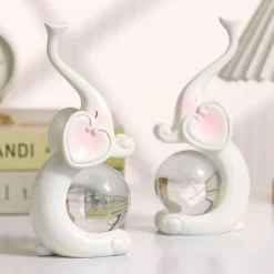 Kristall-Elefantenlampe – Leuchtender Akzent für die Inneneinrichtung