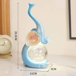 Kristall-Elefantenlampe – Leuchtender Akzent für die Inneneinrichtung