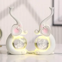 Kristall-Elefantenlampe – Leuchtender Akzent für die Inneneinrichtung