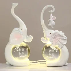 Kristall-Elefantenlampe – Leuchtender Akzent für die Inneneinrichtung