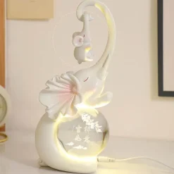 Kristall-Elefantenlampe – Leuchtender Akzent für die Inneneinrichtung