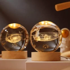 Kristallkugel-Nachtlicht – LED-Wohndekor-Akzent