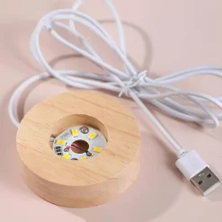 Kristallkugel-Nachtlicht – LED-Wohndekor-Akzent