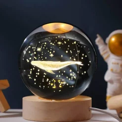 Kristallkugel-Nachtlicht – LED-Wohndekor-Akzent